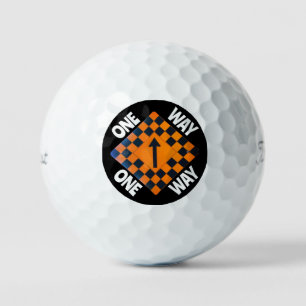 PELOTAS DE GOLF DE UNA MANERA