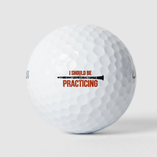Pelotas De Golf Debería Estar Practicando (Anverso)