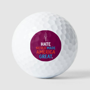 Pelotas De Golf Declaración Patriótica Nunca Hizo Grande a América