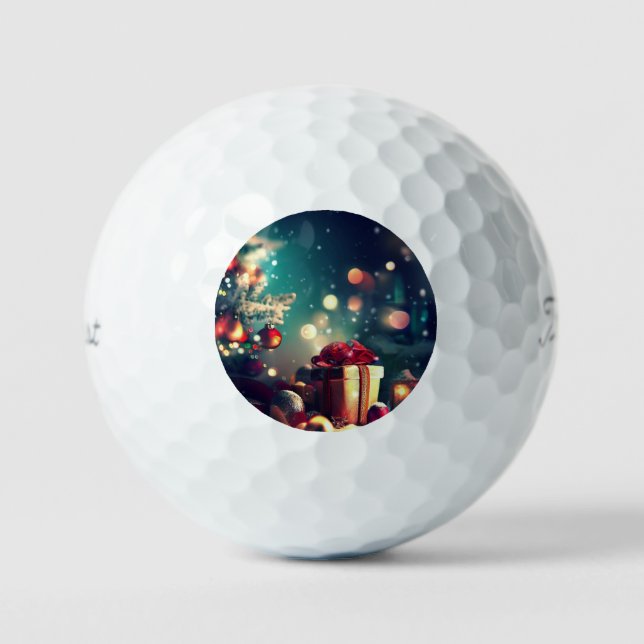 Pelotas De Golf Decoraciones navideñas (6) (Anverso)
