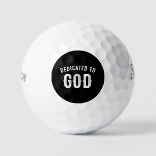 PELOTAS DE GOLF DEDICADO A DIOS PERSONALIZABLE GUAY TEXTO BLANCO