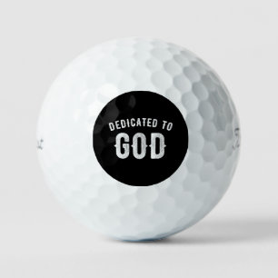 PELOTAS DE GOLF DEDICADO A DIOS PERSONALIZABLE GUAY TEXTO BLANCO