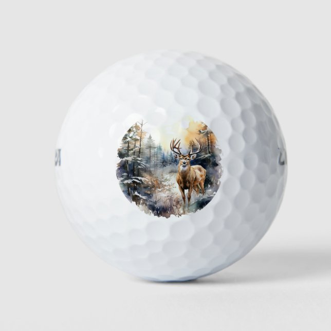 Pelotas De Golf Deer Golf Balls (Anverso)