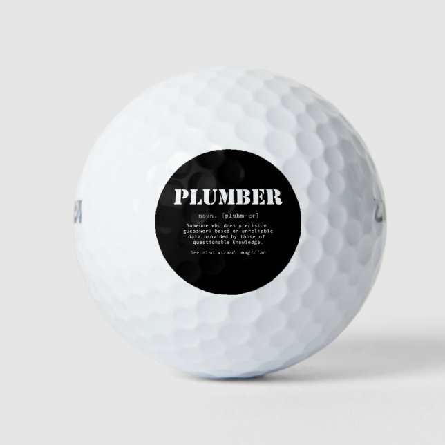Pelotas De Golf Definición de diccionario de complemento divertida (Anverso)