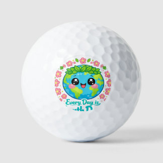 Pelotas de Golf del Día de la Tierra