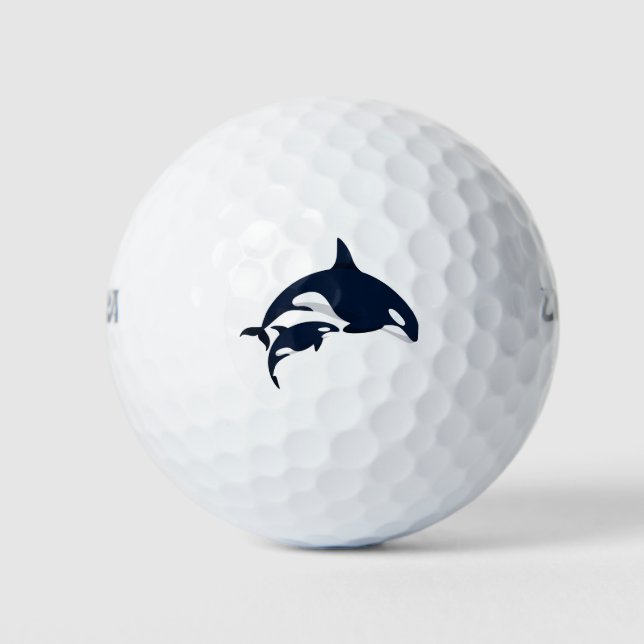 Pelotas De Golf Delfines (Anverso)