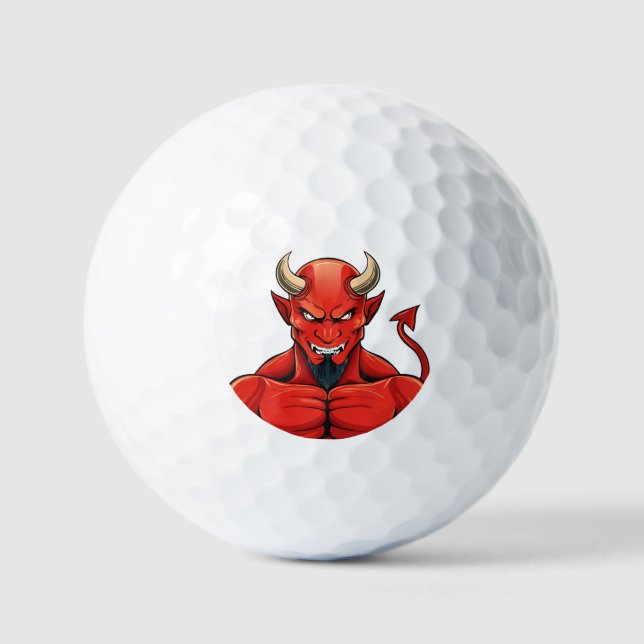 Pelotas De Golf Demonio  (Anverso)