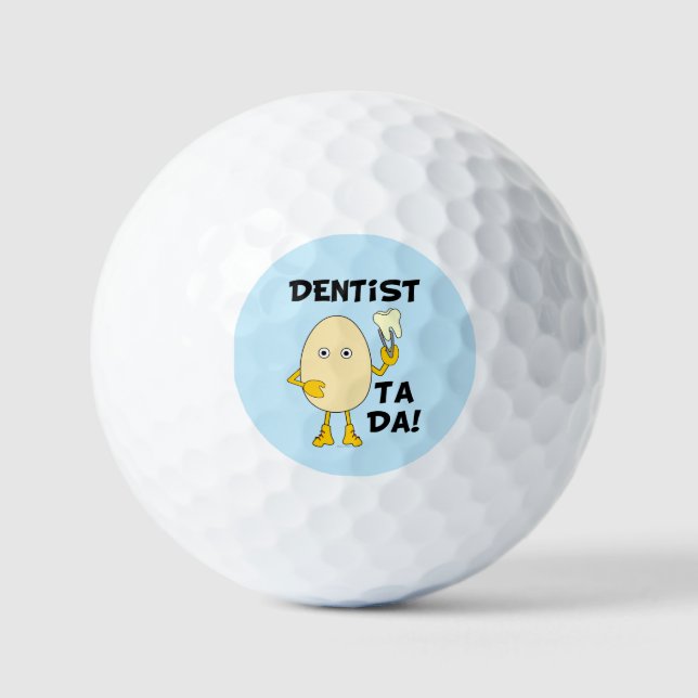 Pelotas De Golf Dentist Ta Da (Anverso)