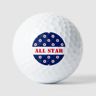 Pelotas De Golf Deportes All Star Golf Red White Blue Patriótico