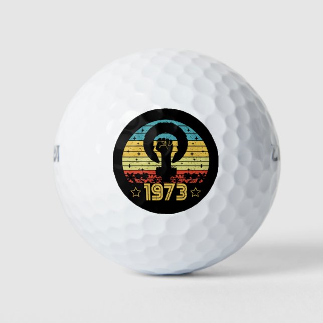 Pelotas De Golf Derechos Feministas Roe V Wade 1973 (Anverso)