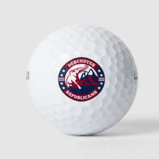 Pelotas De Golf Deschutes Republicanos Wilson Golf Balls NUEVO LOG