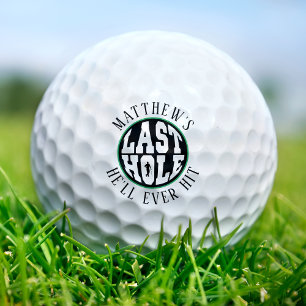 Pelotas De Golf Despedida de Soltero de Golf Último Hoyo que Golpe