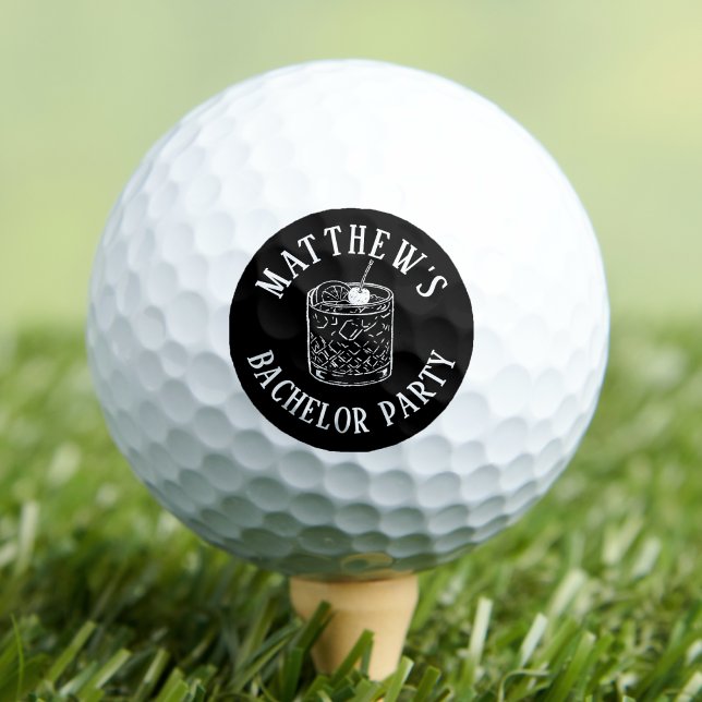Pelotas De Golf Despedida de Soltero Personalizada (Personalized Bachelor Party Golf Balls )