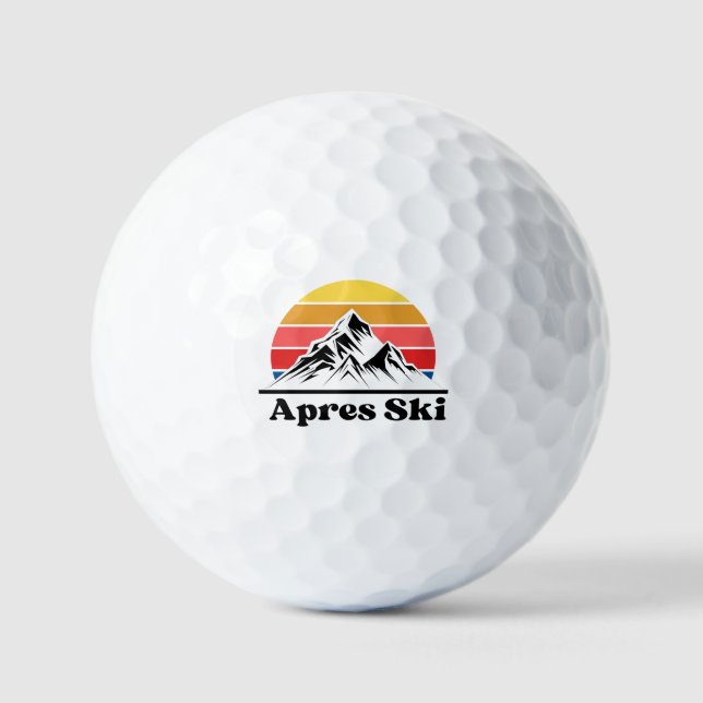 PELOTAS DE GOLF DESPUÉS DE ESQUÍAR (Anverso)