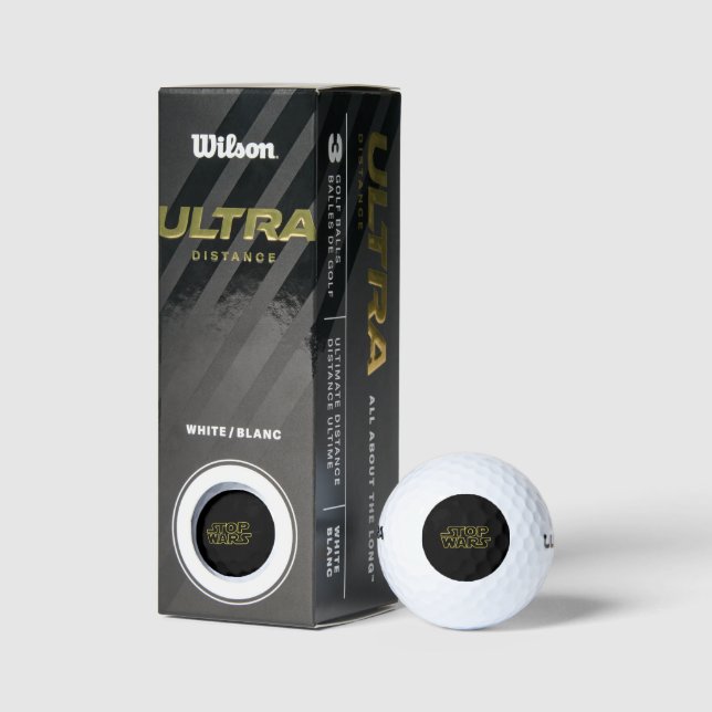 PELOTAS DE GOLF DETENER GUERRAS (Embalaje)