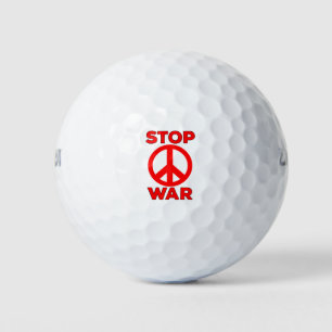 Pelotas De Golf Detener la guerra