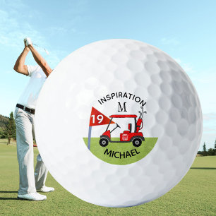 Pelotas De Golf Día 19 divertido Carrito personalizado