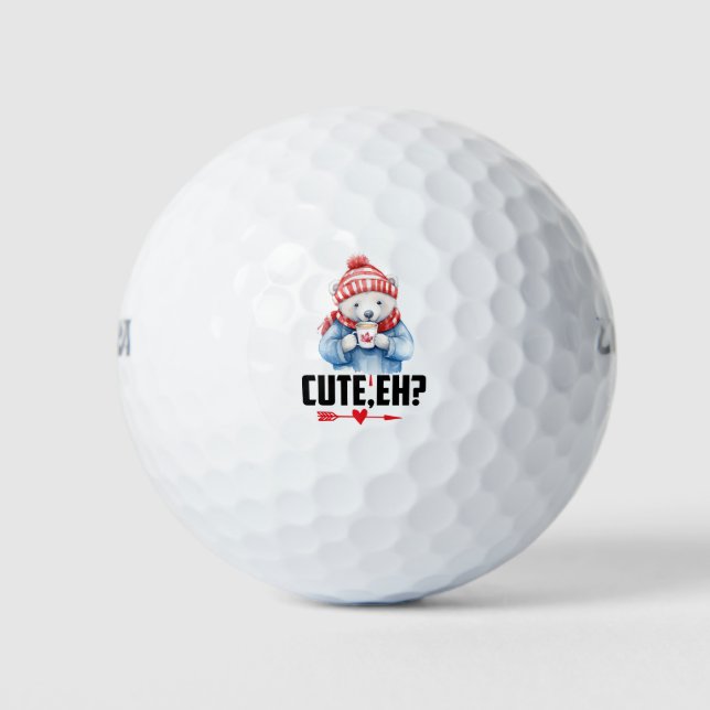 Pelotas De Golf Día de Canadá (Anverso)
