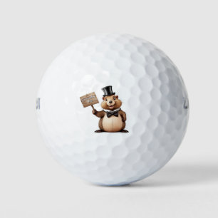 Pelotas De Golf Día de la Marmota