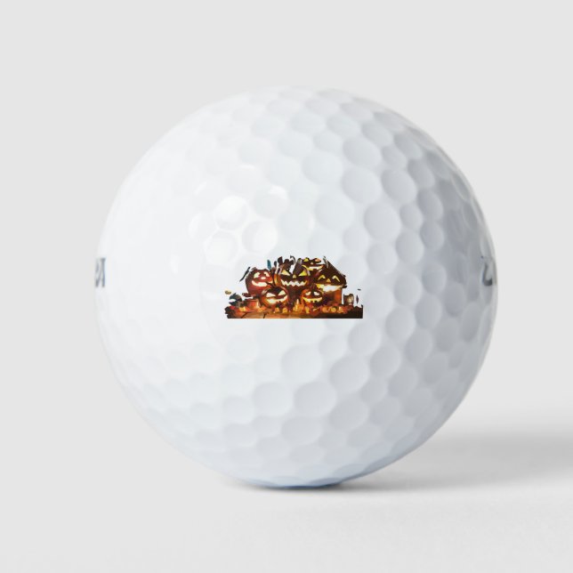Pelotas De Golf Día de las Brujas (Anverso)