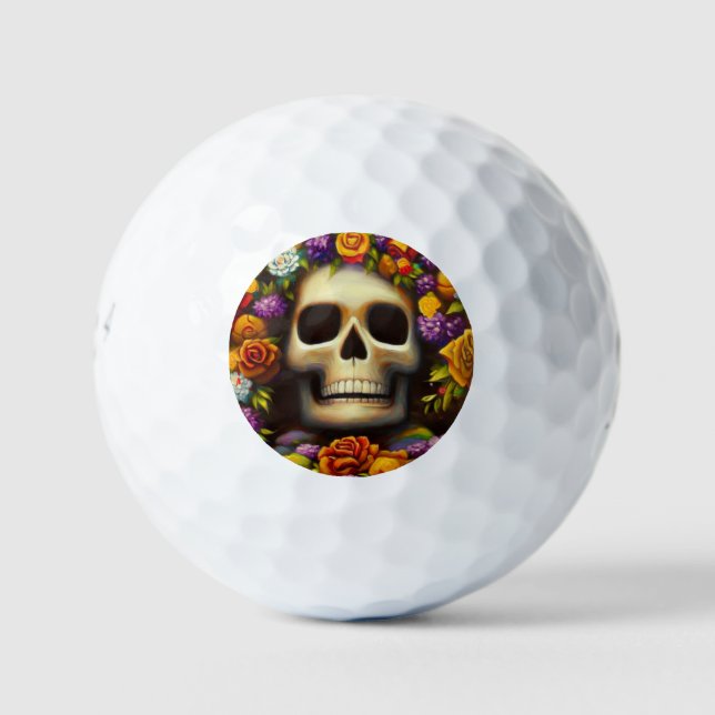 Pelotas De Golf Día de los Difuntos (5) (Anverso)