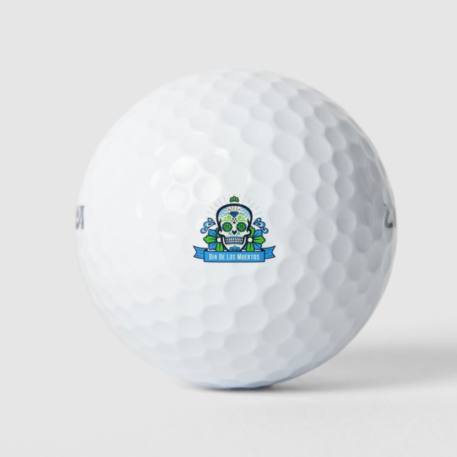 Pelotas De Golf Día de los Muertos (Anverso)