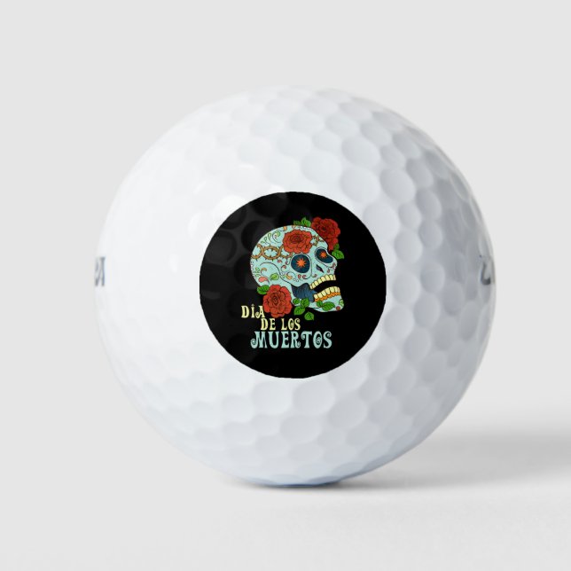 Pelotas De Golf Dia de los muertos (Anverso)