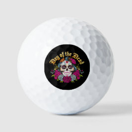 Pelotas De Golf Día de los Muertos: Celebración del Día de los Mue