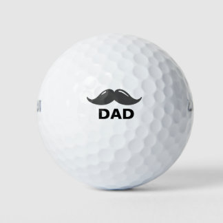Pelotas De Golf Día de los Padres de Mustache