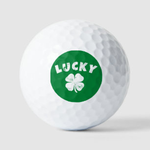 Pelotas De Golf Día de San Patricio 4 Afortunados Atractivos