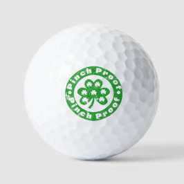 Pelotas De Golf Día de San Patricio a prueba de pellizcos