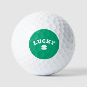 Pelotas De Golf Día de San Patricio de Trébol de la Suerte