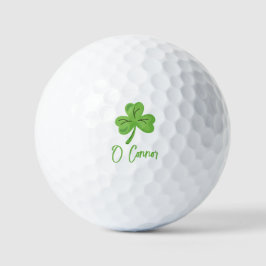 Pelotas De Golf Día de San Patricio Golf Golfista Personalizado