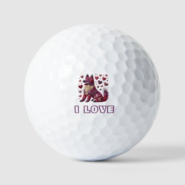 PELOTAS DE GOLF DÍA DE SAN VALENTÍN (Anverso)