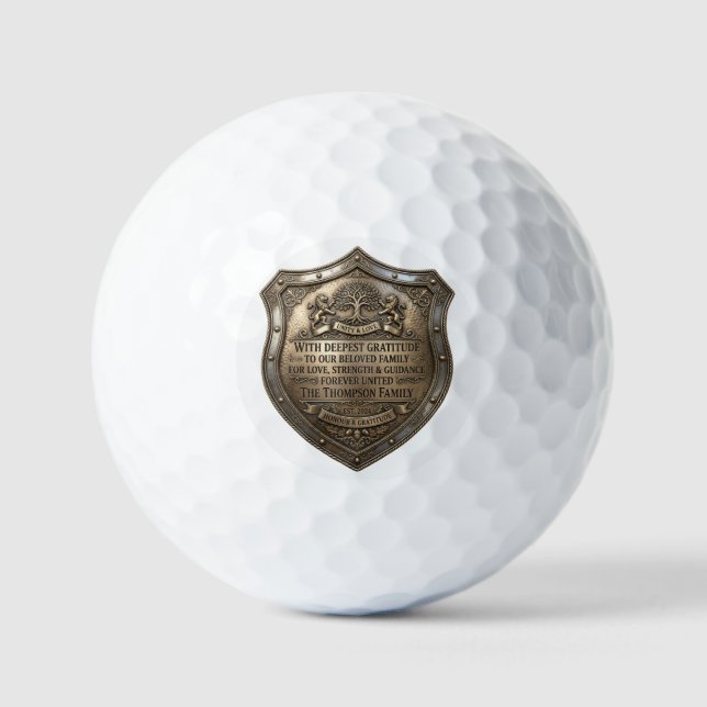 Pelotas De Golf Día del Padre (Anverso)