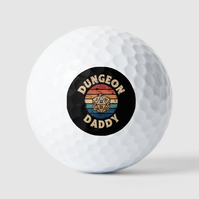 Pelotas De Golf Día del Padre Dungeon Daddy (Anverso)
