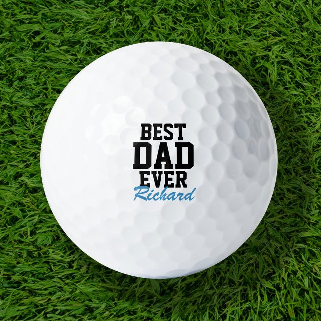 Pelotas De Golf Día del Padre Monogramado Azul (Subido por el creador)
