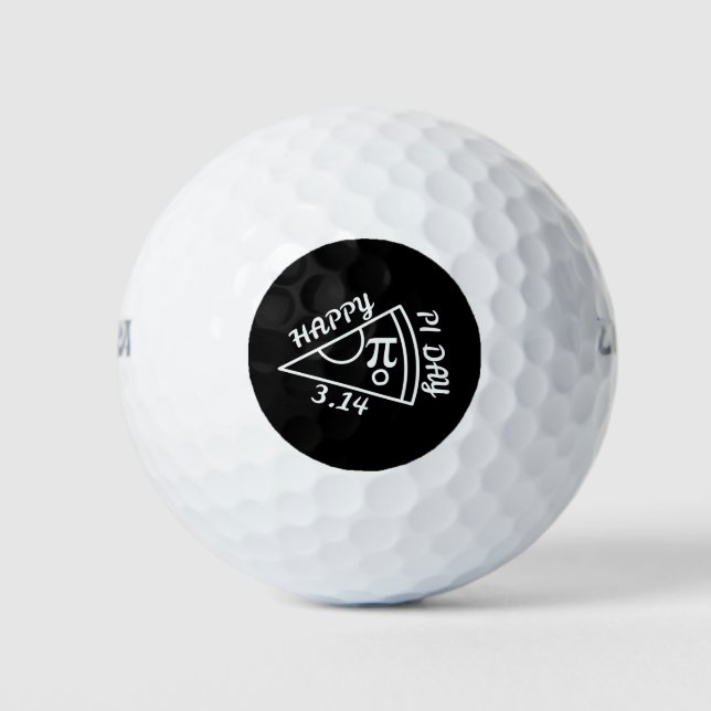 Pelotas De Golf Día del Pi Feliz Día Del Pi (Anverso)