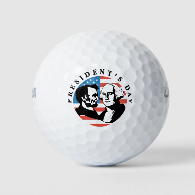 Pelotas De Golf Día del Presidente (Anverso)