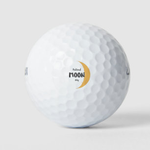 Pelotas De Golf Día Nacional de la Luna