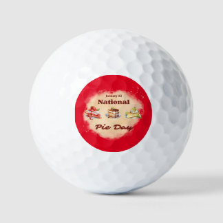 Pelotas De Golf Día Nacional del Pie 23 de Enero