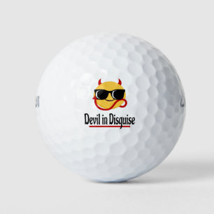 Pelotas De Golf diablo disfrazado Emoji Caliente De moda Divertido