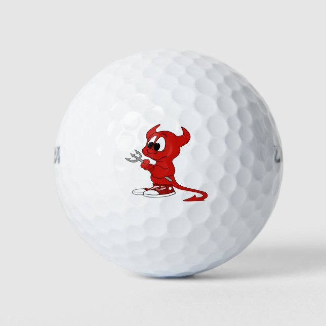 Pelotas De Golf Diablos (Anverso)