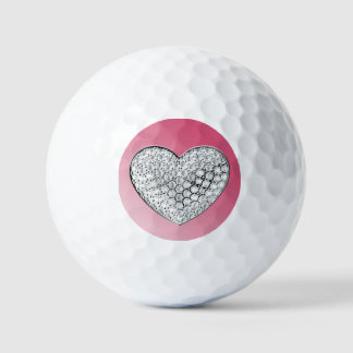 Pelotas De Golf Diamond Heart