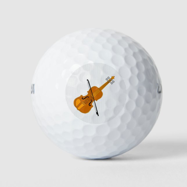 Pelotas De Golf Dibujo de violín (Anverso)