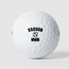 Pelotas De Golf Dibujo Y Texto De La Madre Del Fútbol
