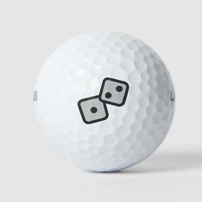 Pelotas De Golf Dices (Anverso)