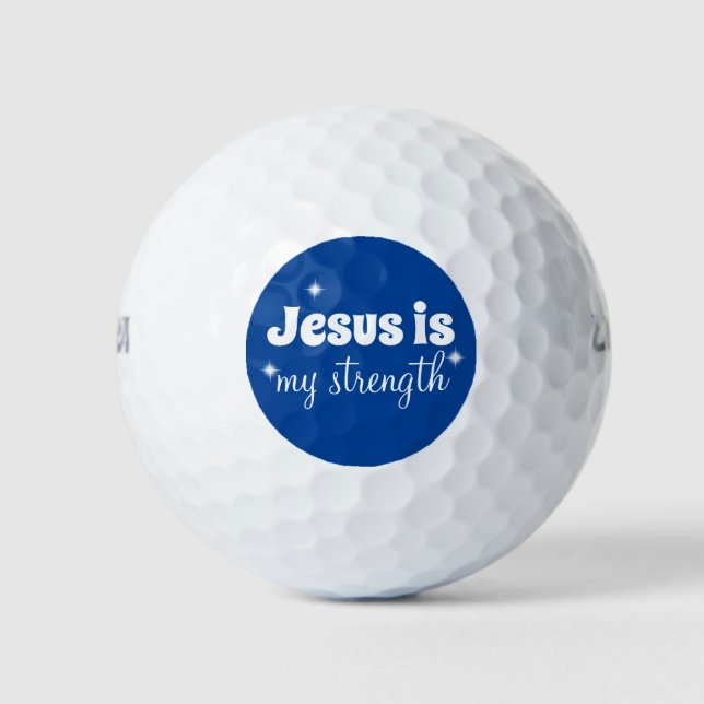 Pelotas De Golf Dicho Cristiano de Aliento (Anverso)