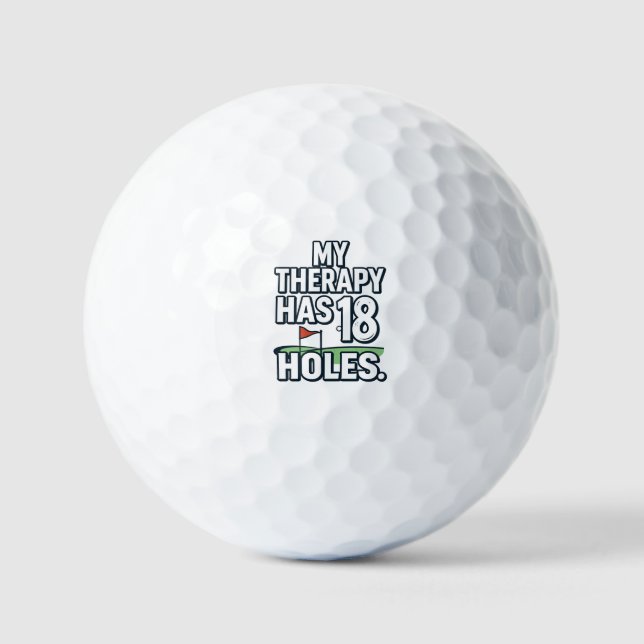 Pelotas De Golf Dicho divertido de golf para golfista  (Anverso)