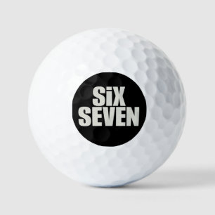Pelotas De Golf Dicho divertido meme Seis Siete 6 7